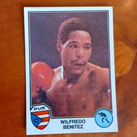 Figurina Wilfredo Benitez Eurofootball 82 nuova