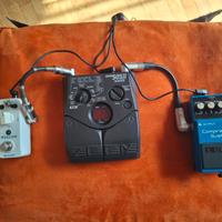 chitarra  elettrica   piu'  pedali