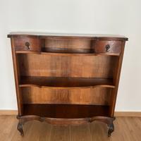 Piccola  libreria/consolle in legno massello