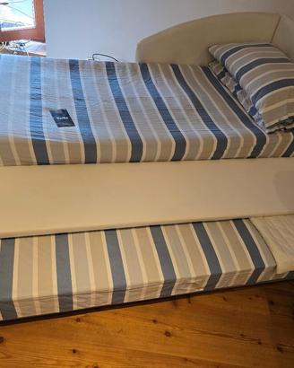 LETTO SINGOLO CON SECONDO LETTO A CASSETTO
