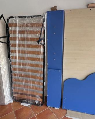 Letto singolo con contenitore