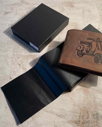 Portafoglio in pelle-Vespa-Nuovo in scatola