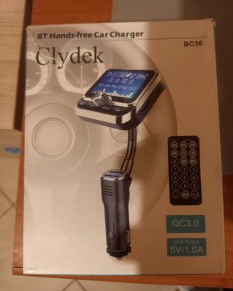 Adattatore Radio per la Auto fm bluetooh Clydek