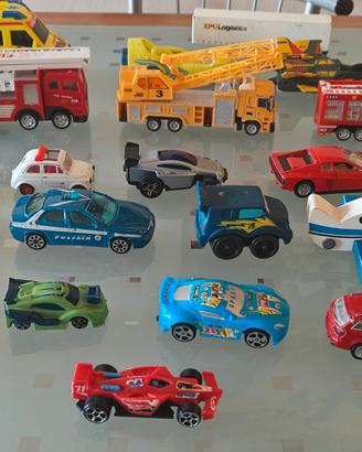 20 macchinine miste Hot Wheels BBurago Siku 