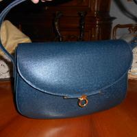 Borsa donna in pelle blu