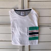 Tshirt Uomo Zara Tg. S Bianco Cotone