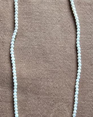 Girocollo perle d'acqua dolce e chiusura oro 750