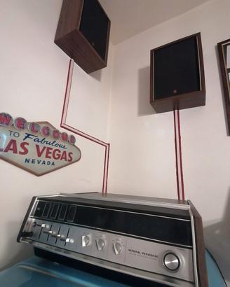 Giradischi stereo + casse vintage Panasonic