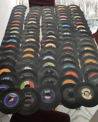 100 Dischi 45 giri vintage 
