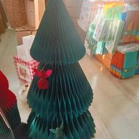 albero di natale in carta richiudibile h.1 metro