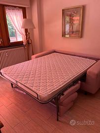 divano letto nuovo materasso 190X130