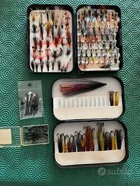 Wheatley scatola  e P.F. + mosche da salmone