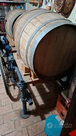  botte in legno con cavaletti