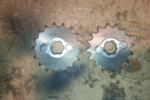 Pignoni da 17 e 16 nuovi