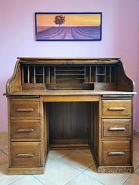 Scrivania postale a rullo Inglese con sedia