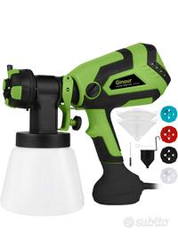 Pistola elettrica per verniciare HVLP 600W