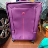 Valigia Trolley Rigida Delsey Paris Initial rosa