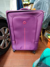 Valigia Trolley Rigida Delsey Paris Initial rosa