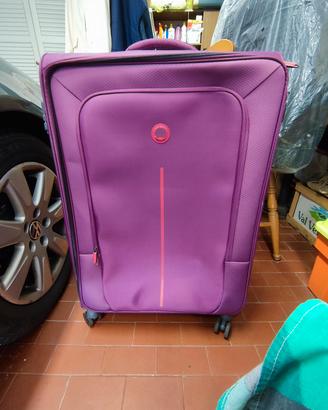 Valigia Trolley Rigida Delsey Paris Initial rosa