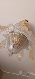 lampadario  in vetro di murano 
