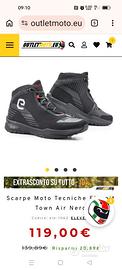 Scarpe moto 
