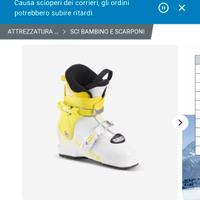 scarponi sci bambino/a