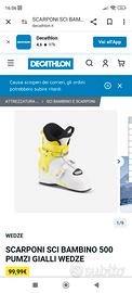 scarponi sci bambino/a