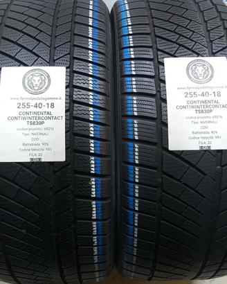 2 GOMME 255 40 18 CONTINENTAL A69216