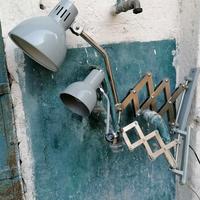 Pantografo lampada vintage industrial 2 misure 