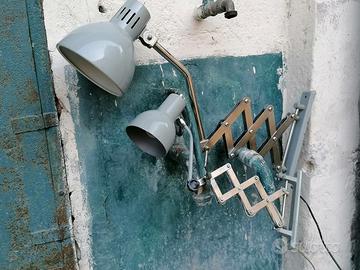 Pantografo lampada vintage industrial 2 misure 