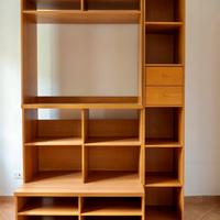 Parete attrezzata componibile multifunzione