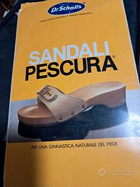 Sandali in legno dr. Scholl Mod. Pescara n. 39