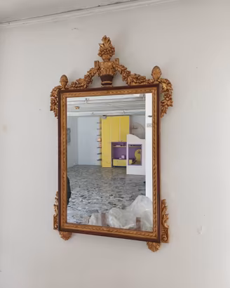 SPECCHIO LAVORATA (IN VERO LEGNO)