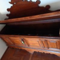 Splendida cassapanca siciliana antica