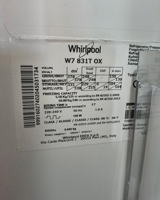 Frigo Whirlpool 