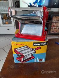 macchina pasta vintage anni 70 d'epoca -rossa     