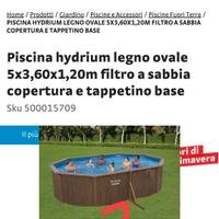 Piscina hidrum 5*3.60*120