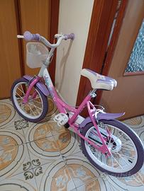 bici x bimba in perfette condizioni raggio  16 