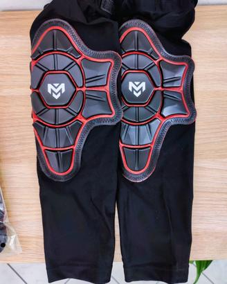 Set gomitiere e ginocchiere bici protezioni E MTB