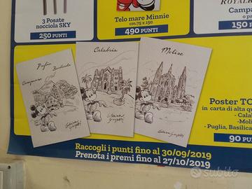 Topolino 90 anni poster esclusivi supermercati dok