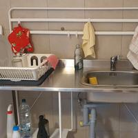 base e lavello cucina metallo