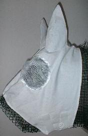 Mask-Antinsetti per cavalli in cotone e rete