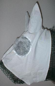 Mask-Antinsetti per cavalli in cotone e rete