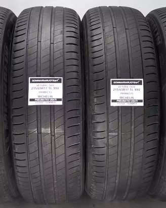 4 PNEUMATICI USATI 215/65R17 99V PRIMACY3 MICHELIN