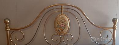 Letto matrimoniale ottone 