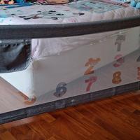 SPONDA LETTO PER BAMBINI REGOLABILE 180CM 
