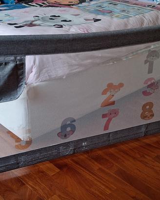 SPONDA LETTO PER BAMBINI REGOLABILE 180CM 