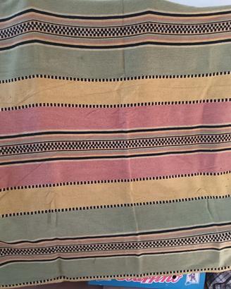 a Piacenza Plaid vintage anni 60 di cm 180x140