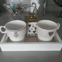 Set tazze da the + lanterna