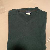 Maglione in cachemire verde